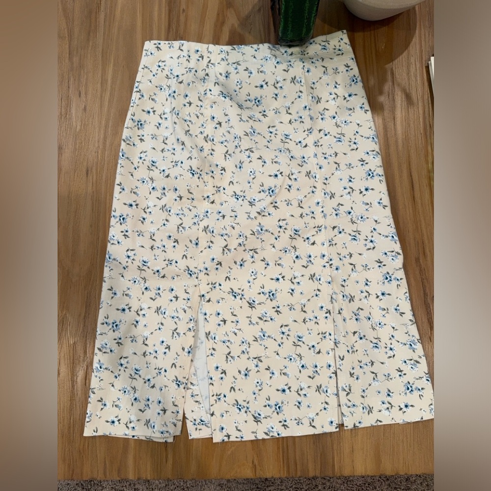 Midi Floral Skirt